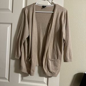 Gold Cardigan with Pockets